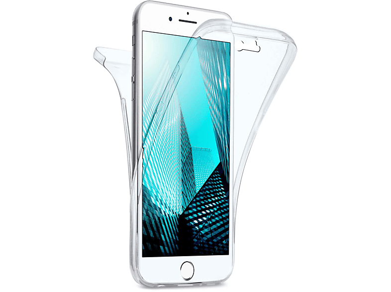 MOEX Double Case, Full Cover, Apple, iPhone 8 Plus, Crystal