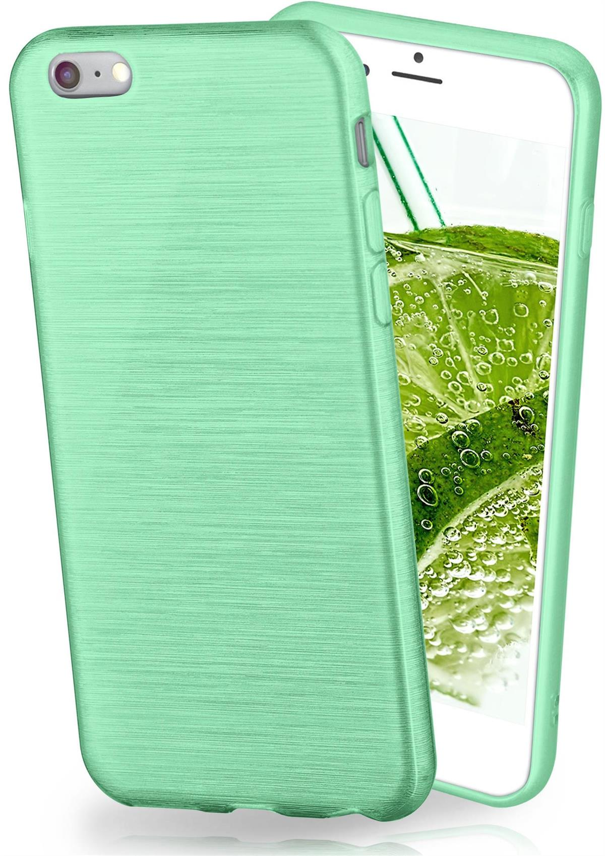 MOEX Brushed Case, Backcover, 6, iPhone Apple, Mint-Green