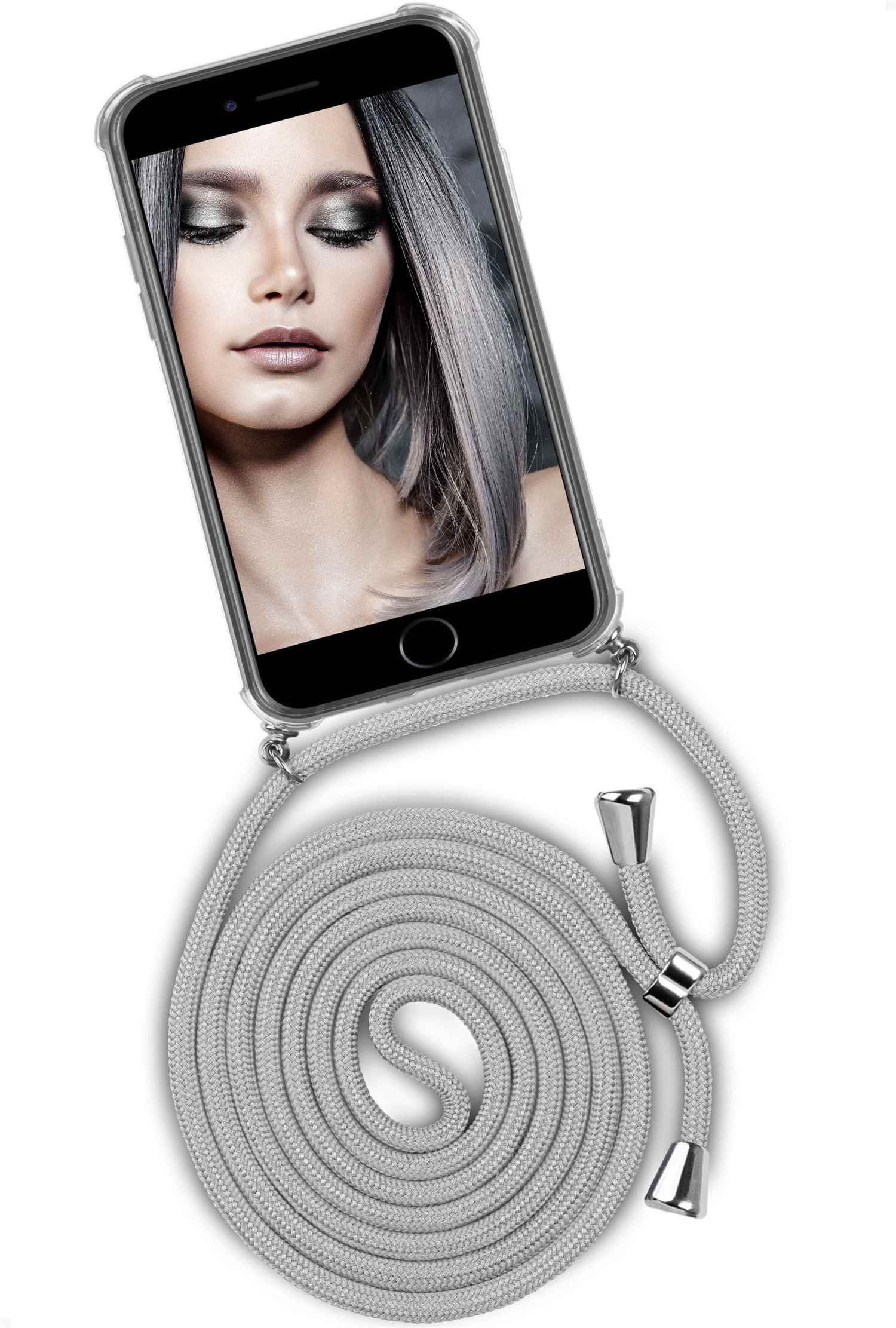 ONEFLOW Twist Apple, iPhone 6 Plus, Silverstar Case, (Silber) Backcover