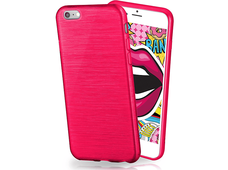 MOEX Brushed Case, Backcover, Apple, iPhone 6, Magenta-Pink | Backcover