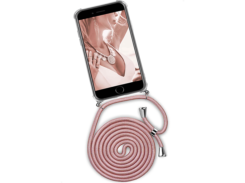 Case, Blush ONEFLOW Twist Shiny (Silber) Apple, iPhone 6s, Backcover,