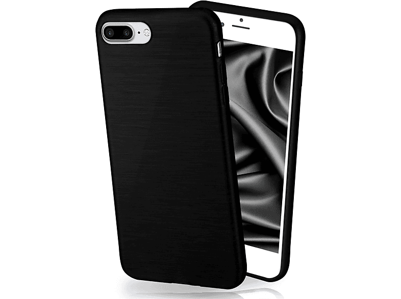 MOEX Brushed Case, Backcover, Apple, iPhone 8 Plus, Slate-Black