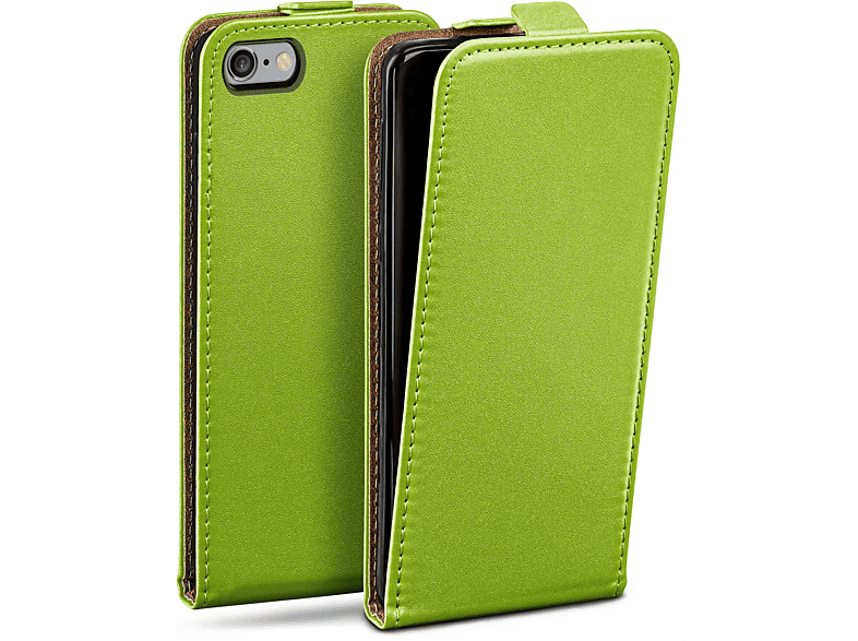 MOEX Flip Case, Flip Cover, Apple, iPhone 6s, Lime-Green
