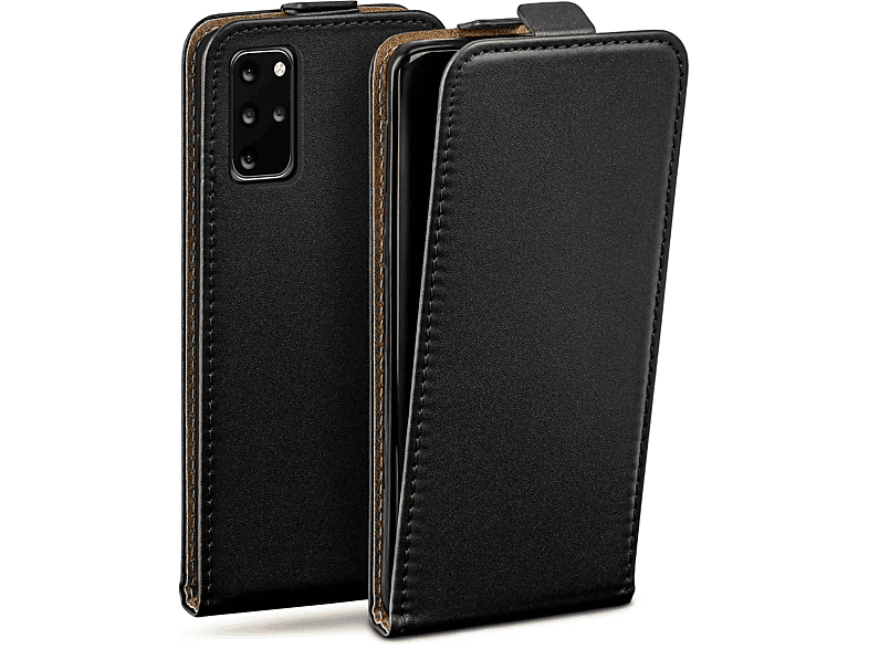 MOEX Flip Case, Deep-Black Flip Samsung, Plus 5G, Galaxy S20 Cover