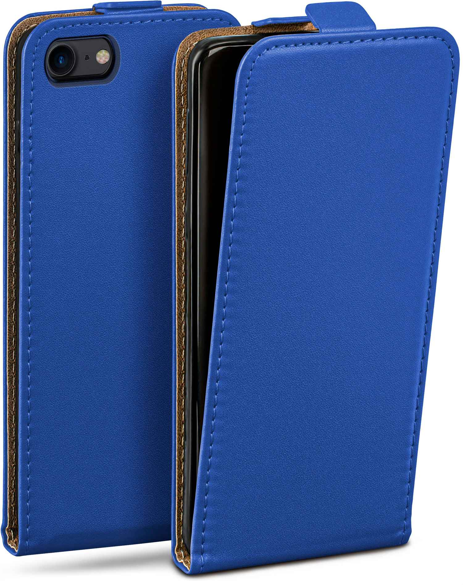 MOEX Flip Case, Flip 2. iPhone Generation Cover, SE Royal-Blue Apple, (2020)