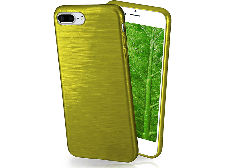 MOEX Brushed Case, Plus, Backcover, Lime-Green iPhone 7 Apple