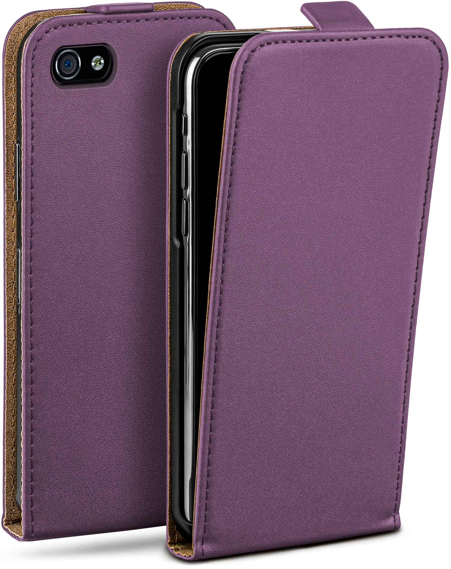 Indigo-Violet Case, Flip iPhone Cover, MOEX 4S, Apple, Flip