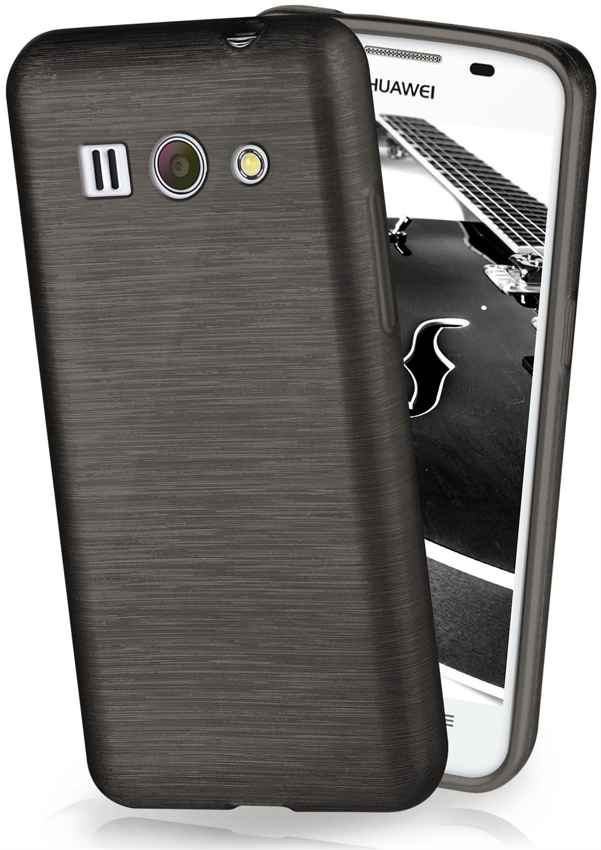 Onyx-Black Huawei, Case, G520, Brushed MOEX Ascend Backcover,