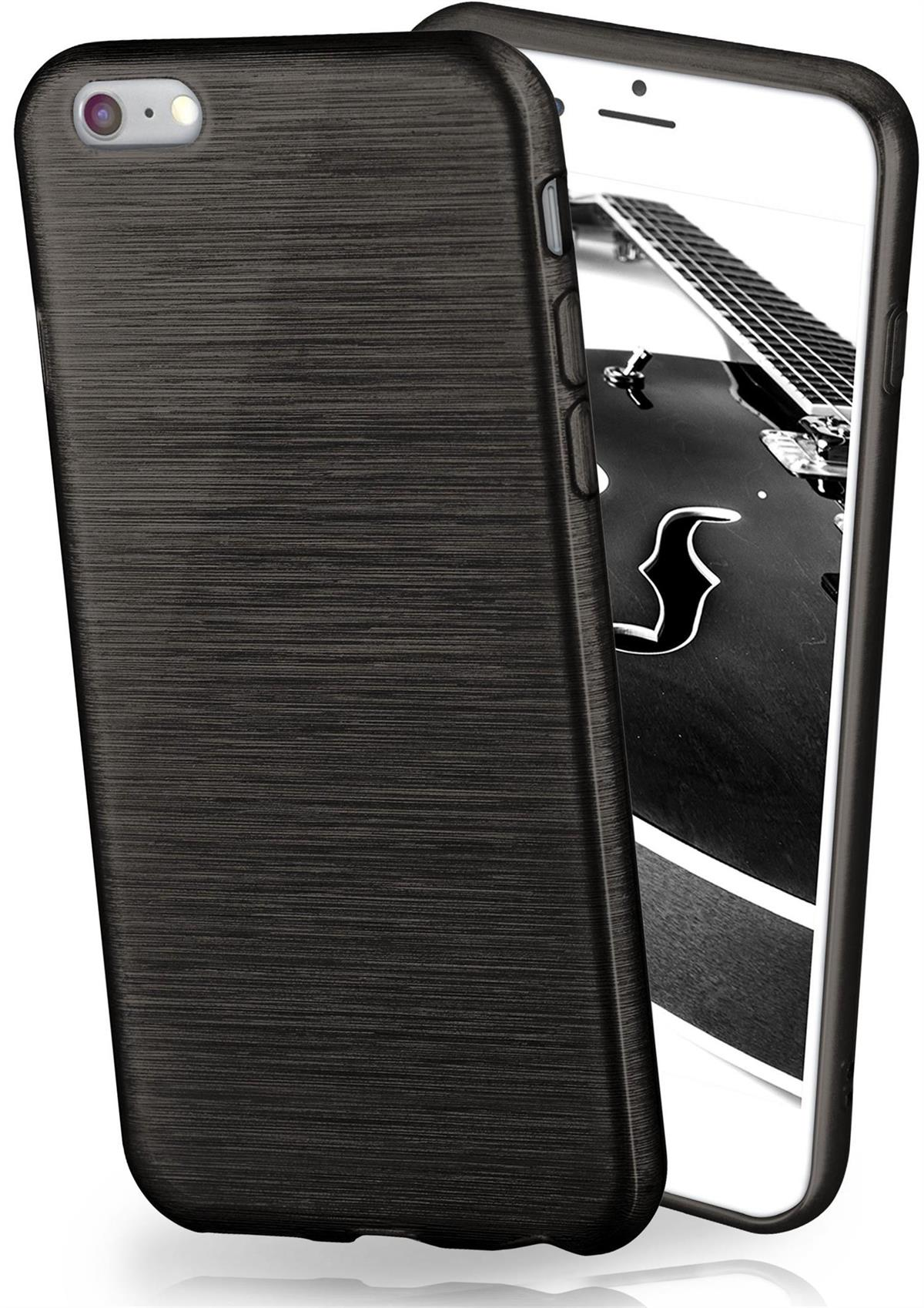 MOEX Brushed Apple, iPhone Backcover, 6, Onyx-Black Case