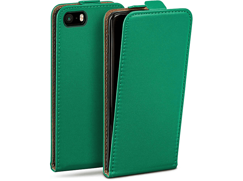 MOEX Flip Case, Flip Cover, Apple, iPhone 5, Emerald-Green