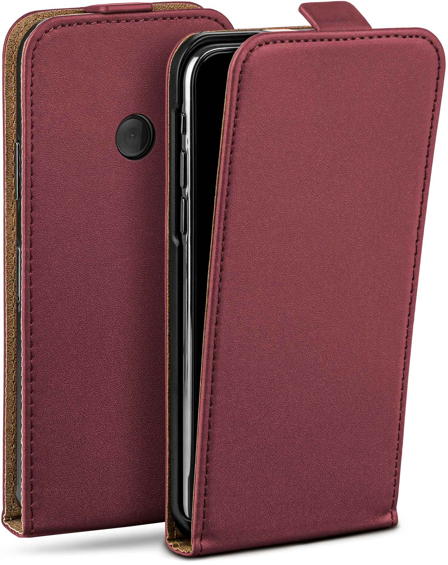 MOEX Flip Case, Flip Cover, Lumia Maroon-Red 520, Nokia