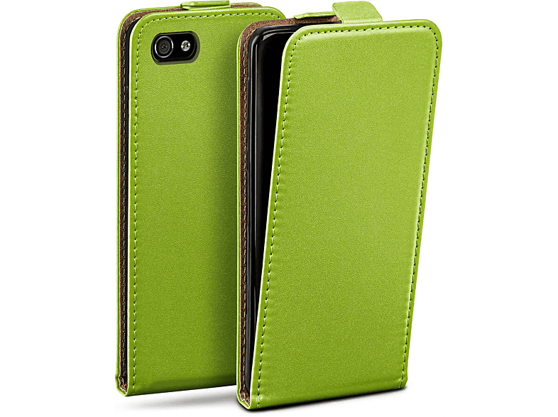 MOEX Flip Case, Flip Cover, Apple, iPhone 4S, Lime-Green