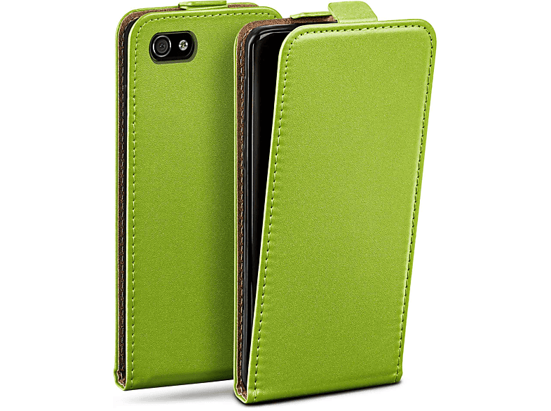 MOEX Flip Case, Flip Cover, Apple, iPhone 4, Lime-Green