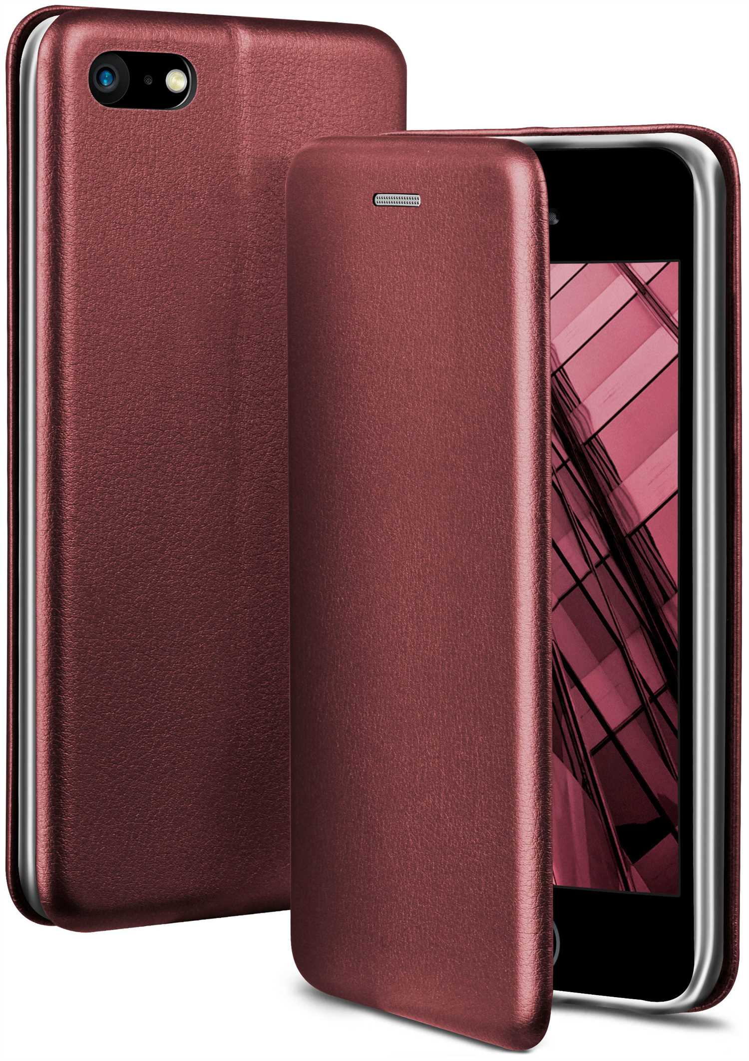 ONEFLOW Business Case, iPhone Red Burgund Cover, 5s, Apple, - Flip