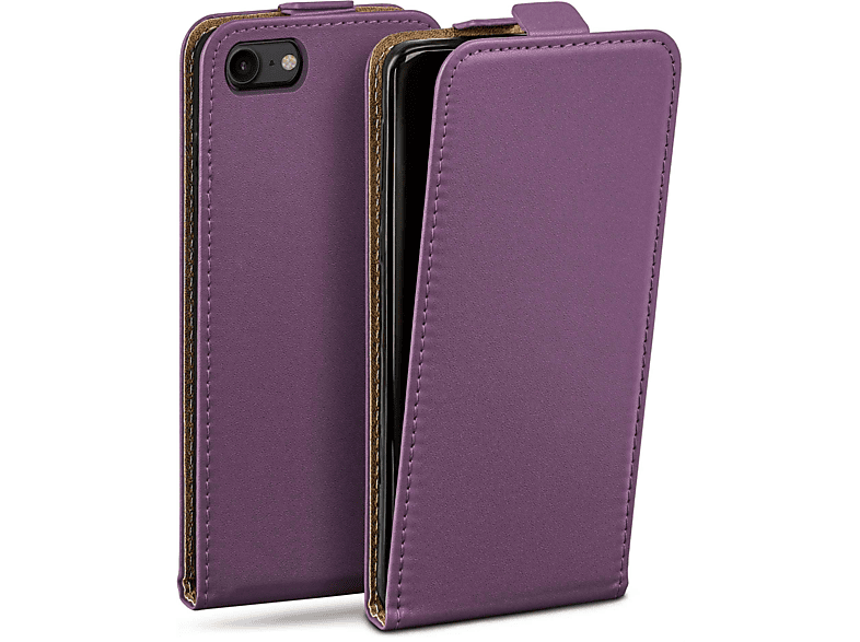 MOEX Flip Case, Flip Cover, Apple, iPhone SE 3. Generation (2022), Indigo-Violet