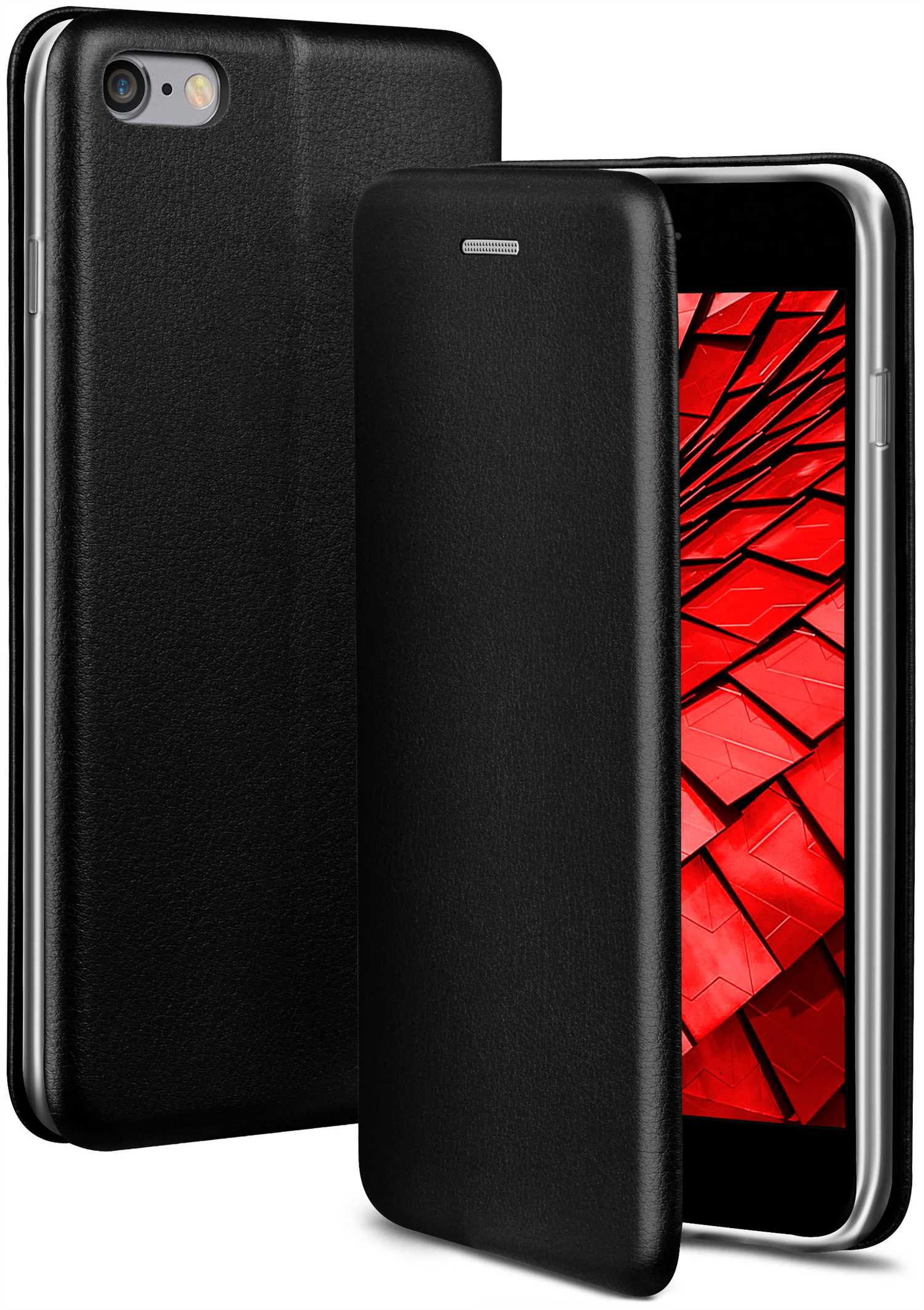 ONEFLOW Business iPhone Case, 6s, Tuxedo Apple, Black Cover, Flip 