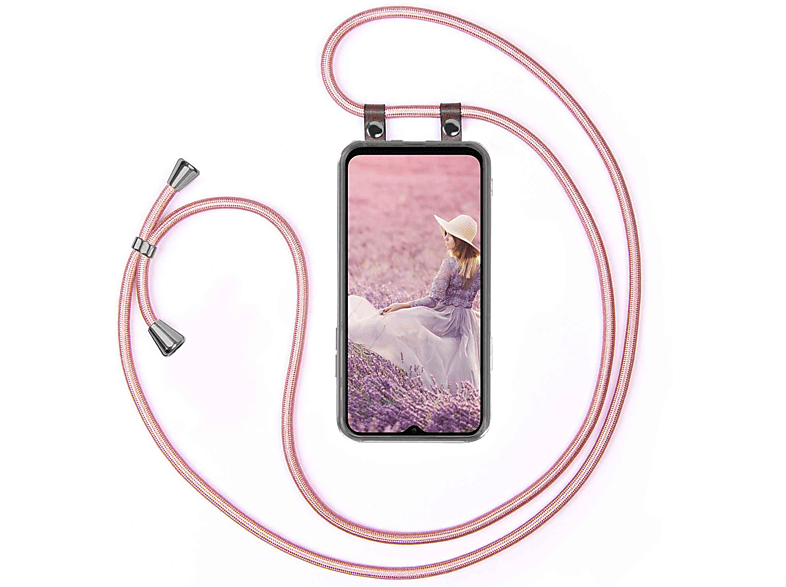 Samsung, Backcover, MOEX Rose Galaxy Gold (4G), A13 Handykette,