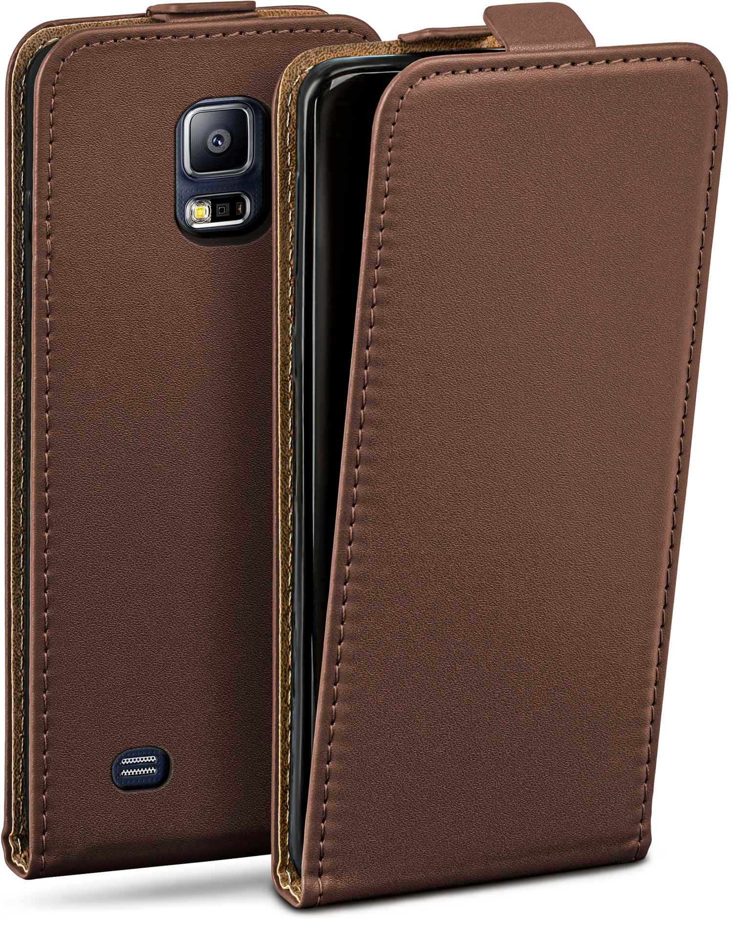 MOEX Flip Case, Cover, S5, Oxide-Brown Samsung, Flip Galaxy