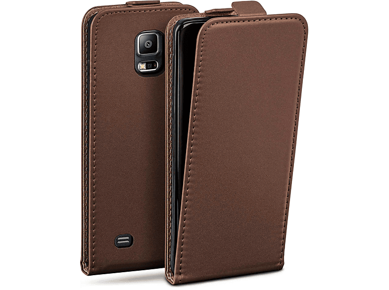 MOEX Flip Case, Flip Cover, Samsung, Galaxy S5, Oxide-Brown