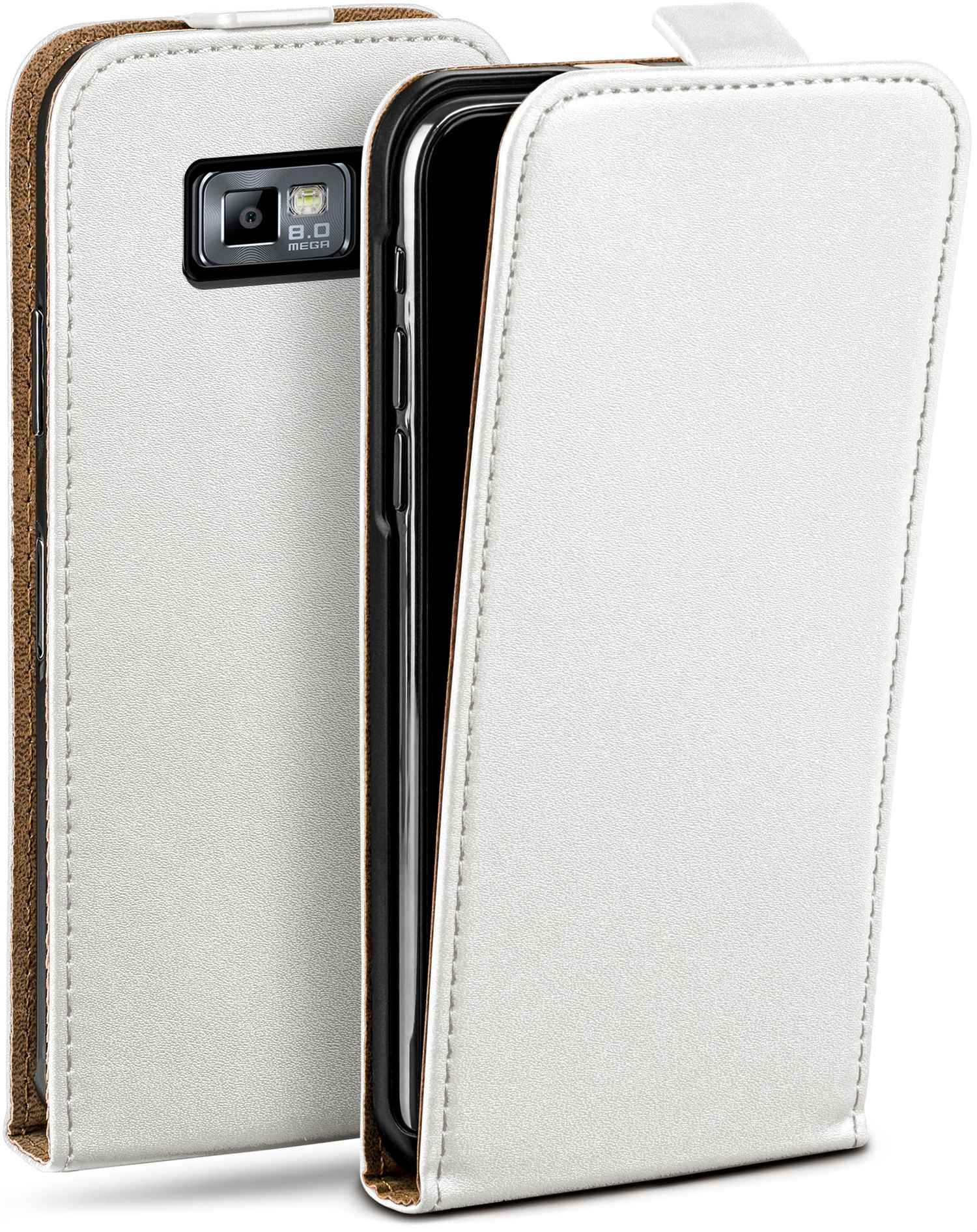 Pearl-White Case, S2 Flip Flip Cover, Samsung, MOEX Galaxy Plus,