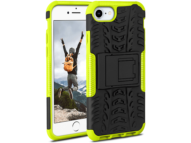 Apple, Lime ONEFLOW iPhone 7, Tank Backcover, Case,