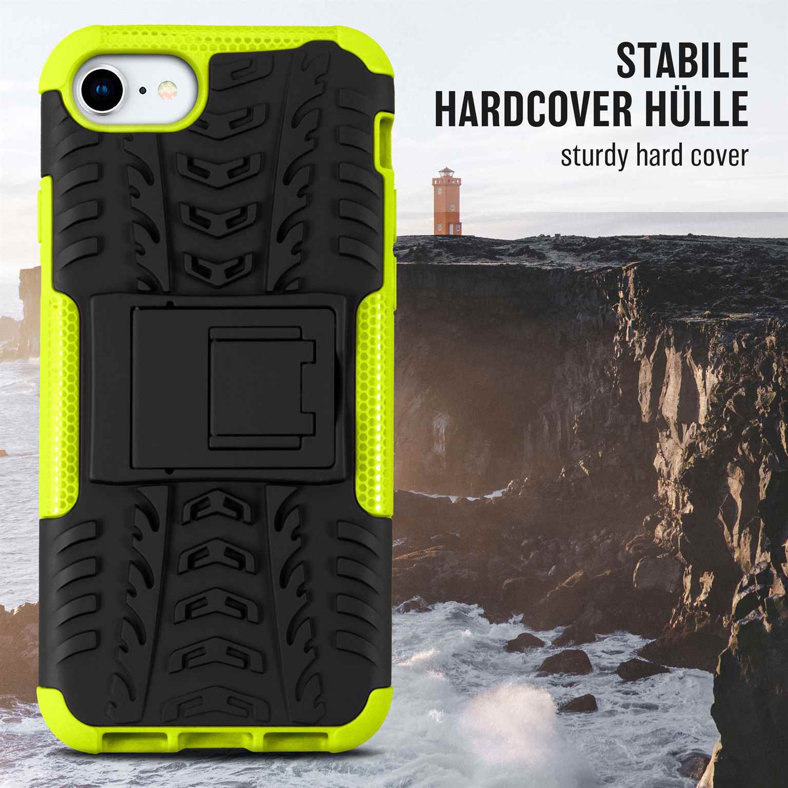 Case, Apple, Lime ONEFLOW iPhone 8, Backcover, Tank