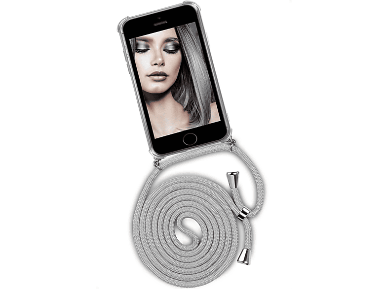 ONEFLOW Twist iPhone Case, Apple, Silverstar 5, (Silber) Backcover