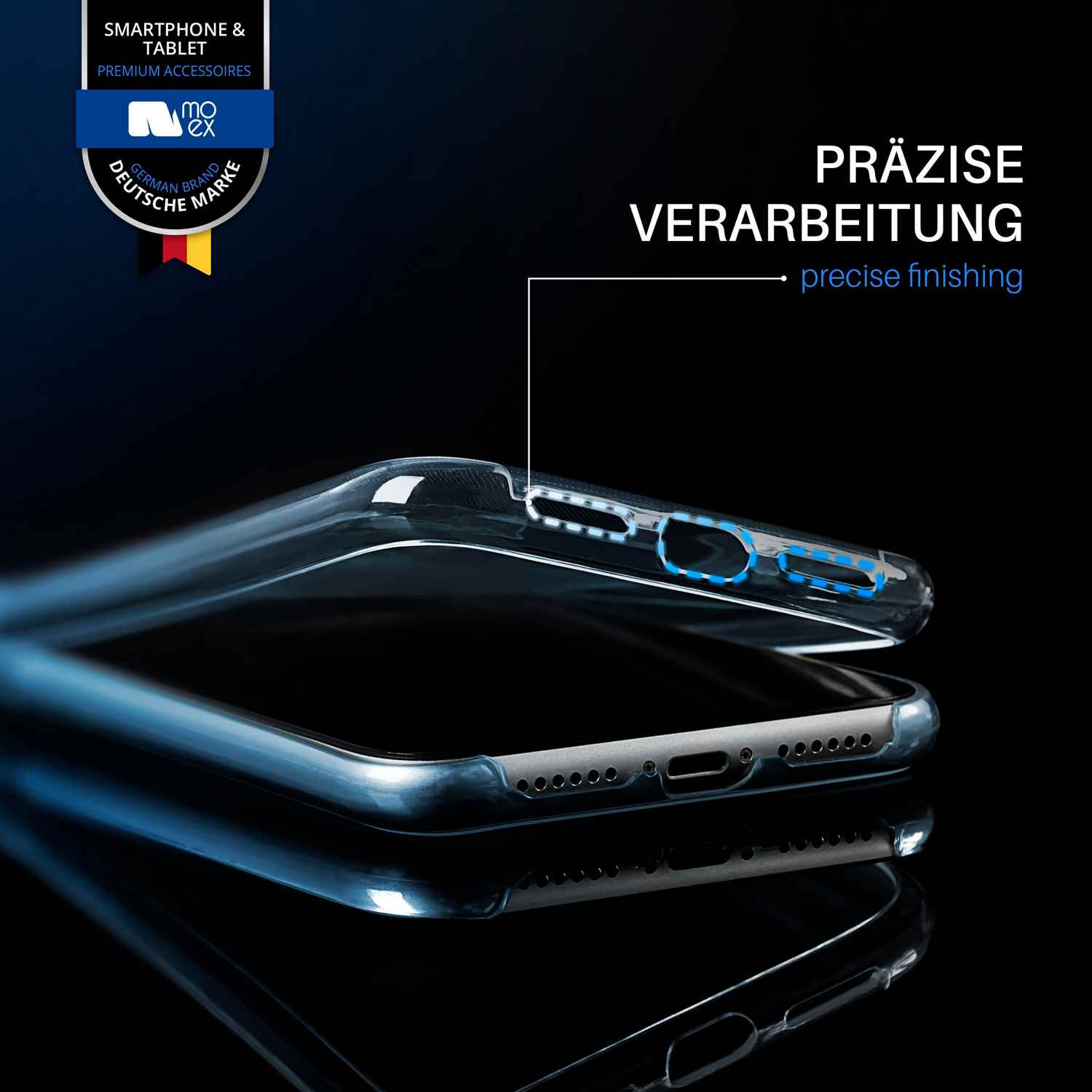 MOEX Double Case, Full Cover, 6s, iPhone Aqua Apple