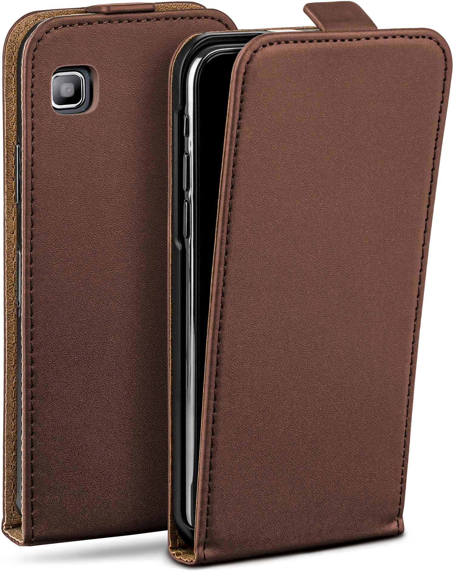 Samsung, Oxide-Brown MOEX Flip Flip Cover, S, Case, Galaxy