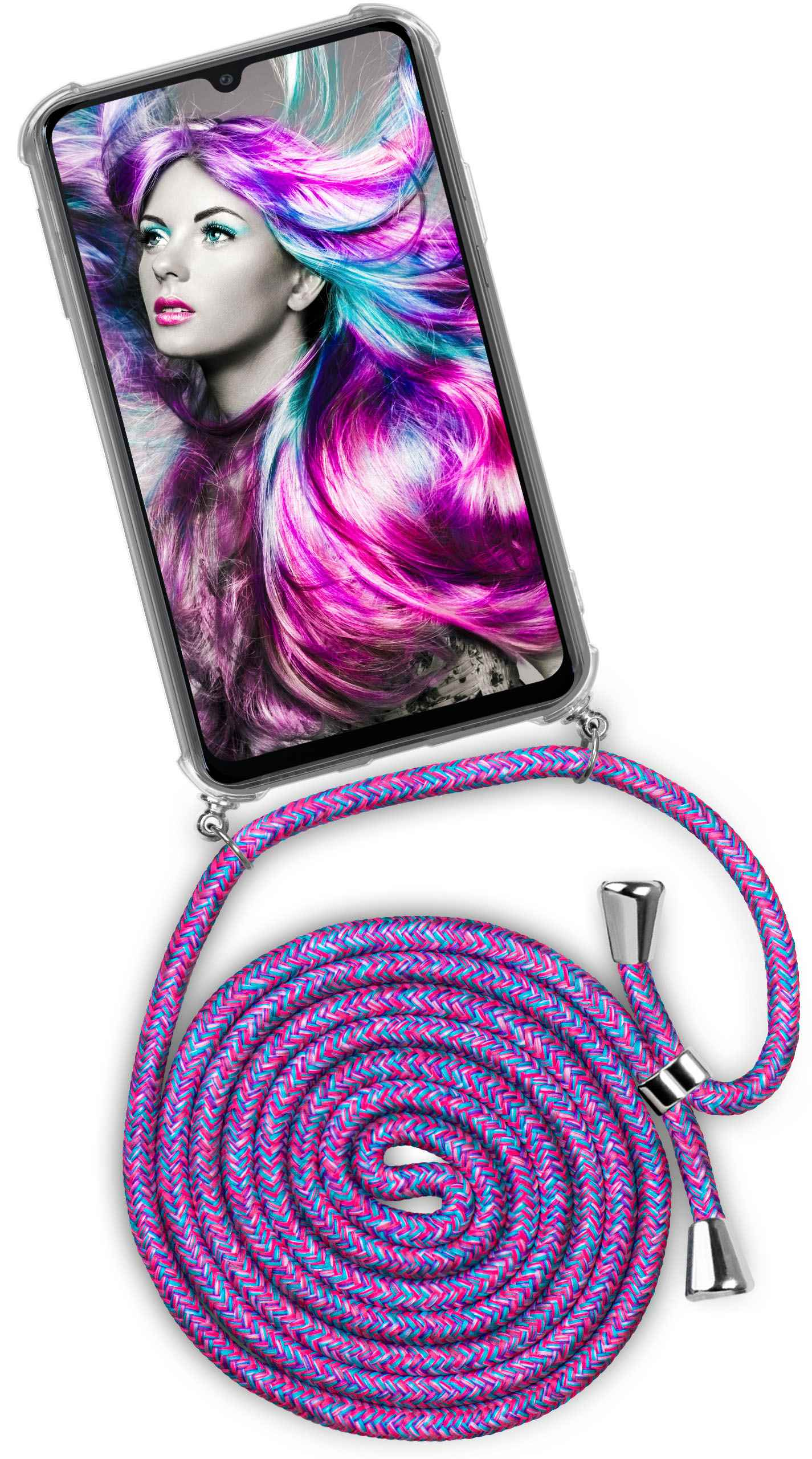 Crazy 5G, Samsung, Twist Unicorn A33 ONEFLOW Galaxy (Silber) Backcover, Case,