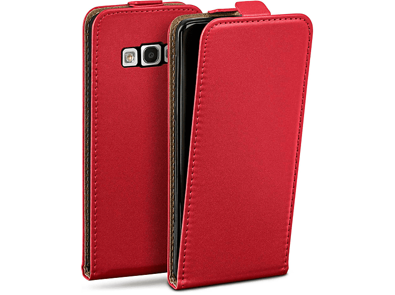 MOEX Flip Samsung, S3, Cover, Blazing-Red Case, Flip Galaxy