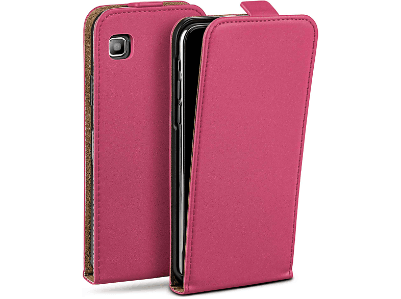 MOEX Flip Case, Flip Cover, Samsung, Galaxy S Plus, Berry-Fuchsia