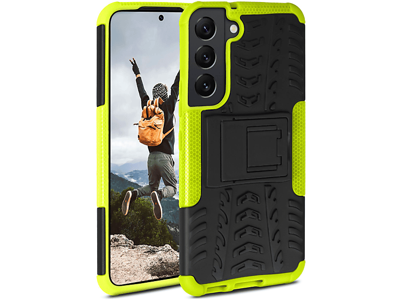 ONEFLOW Tank Case, Backcover, Samsung, Galaxy S22, Lime