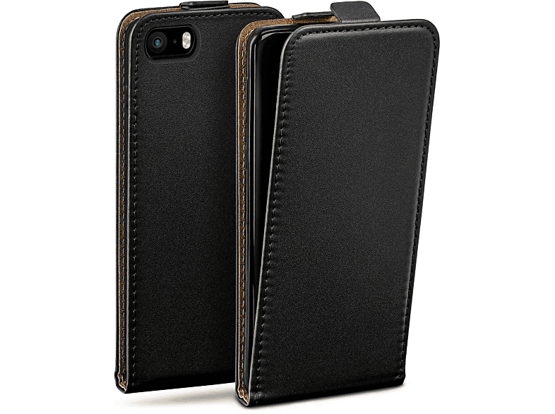 MOEX Flip Case, Flip Cover, 5, Deep-Black iPhone Apple