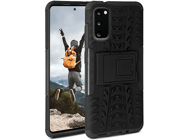 Backcover, Tank 5G, Obsidian ONEFLOW Samsung, S20 Case, Galaxy