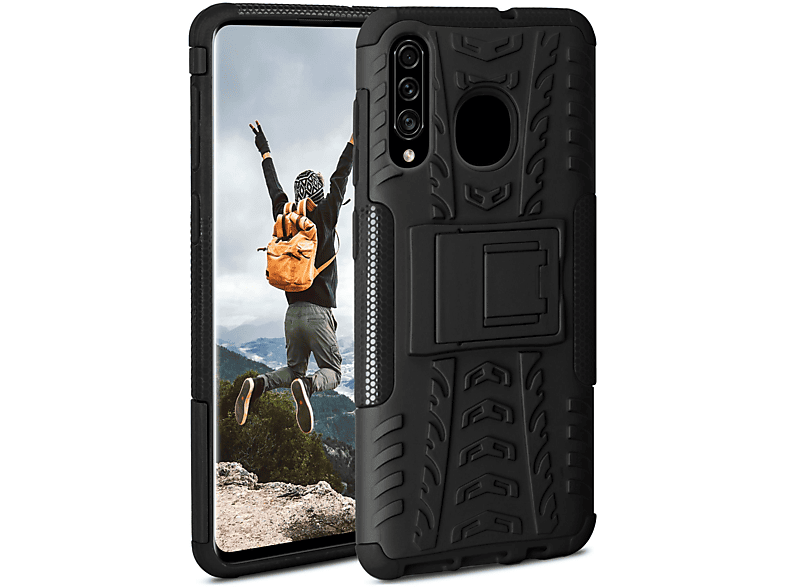 ONEFLOW Tank Case, Backcover, Samsung, Galaxy A50, Obsidian