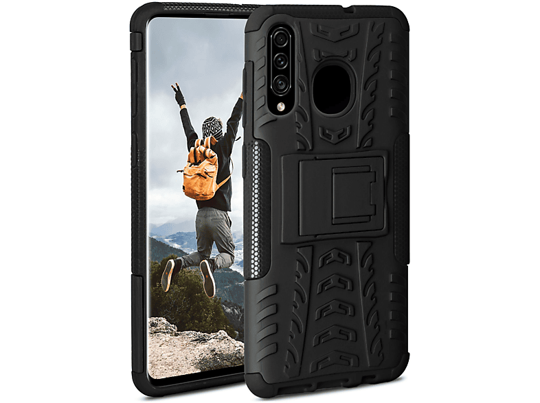 ONEFLOW Tank Case, Backcover, Samsung, Galaxy A30s, Obsidian | Backcover