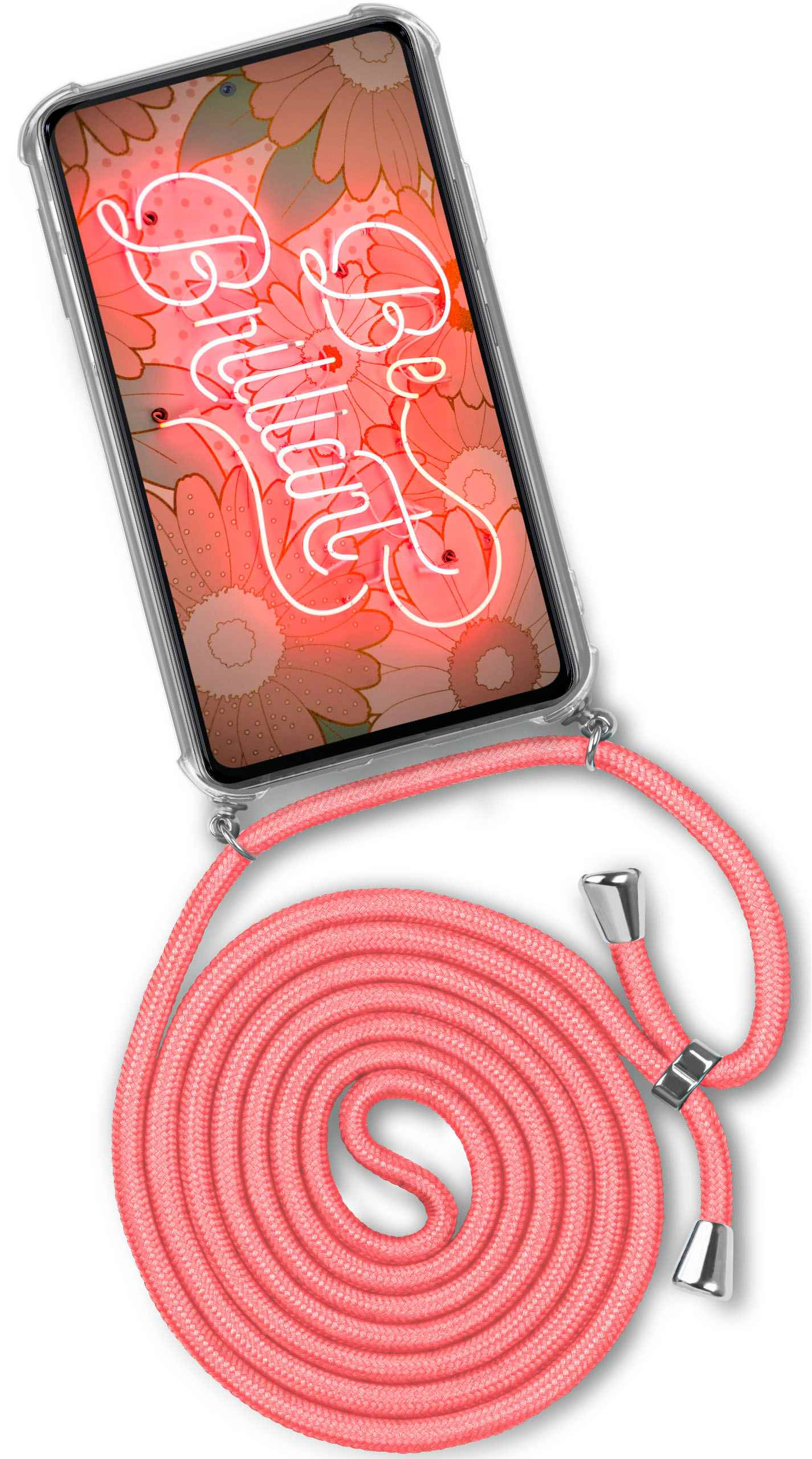 Backcover, A53 Twist (Silber) Galaxy 5G, ONEFLOW Case, Flamingo Samsung, Kooky
