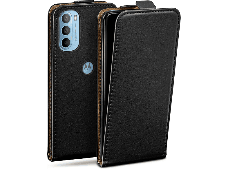 MOEX Flip Case, Flip Cover, Motorola, Moto G41, Deep-Black