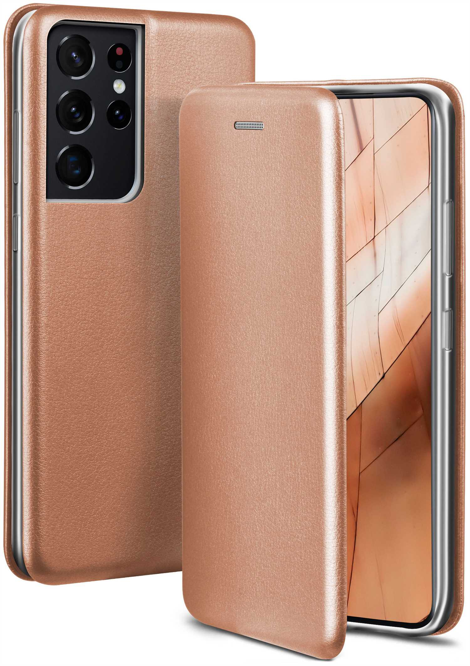 ONEFLOW Business Case, Flip Cover, - Galaxy Ultra, Samsung, S21 Rosé Seasons