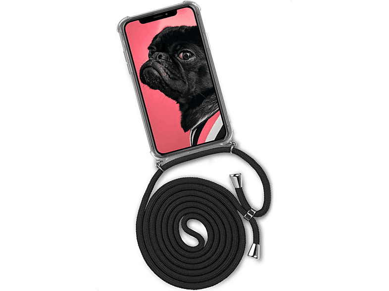 ONEFLOW Twist Case, Backcover, Apple, iPhone X, Black Diamond (Silber)