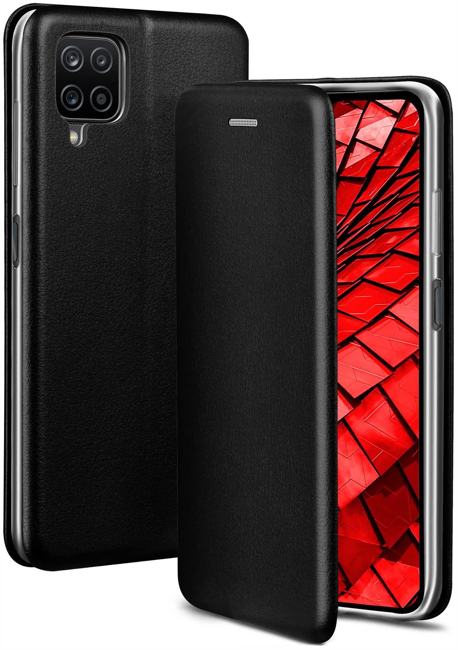 - Business Galaxy A12, Cover, ONEFLOW Samsung, Tuxedo Case, Flip Black