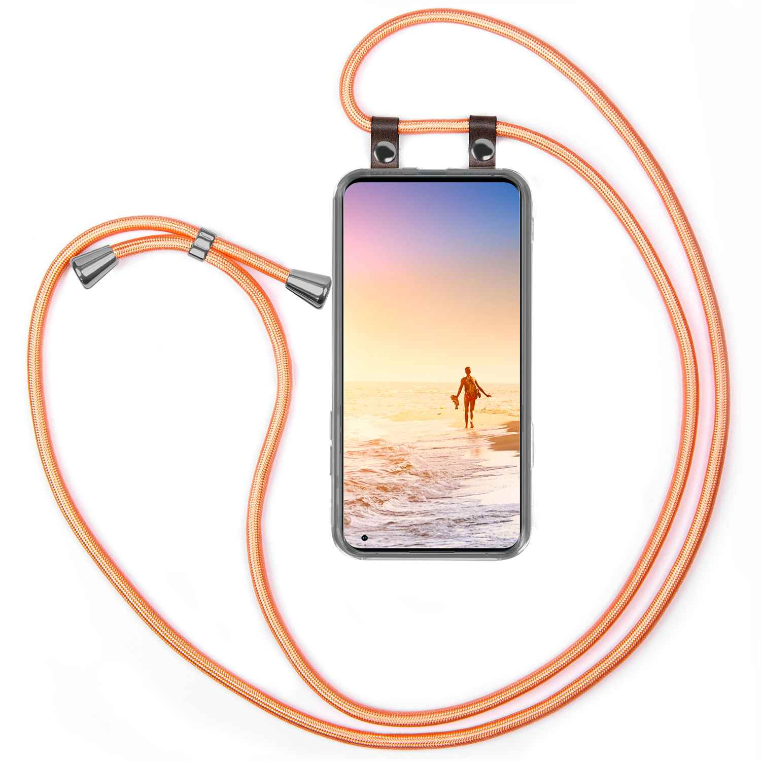MOEX Handykette, Find X5 Backcover, Oppo, Pro, Coral Shiny