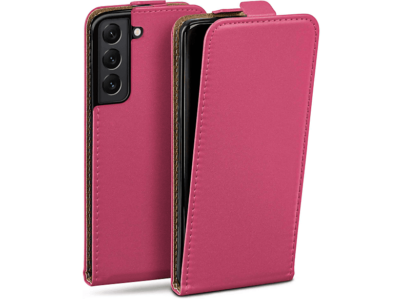 MOEX Flip Case, Flip Cover, Samsung, Galaxy S22, Berry-Fuchsia