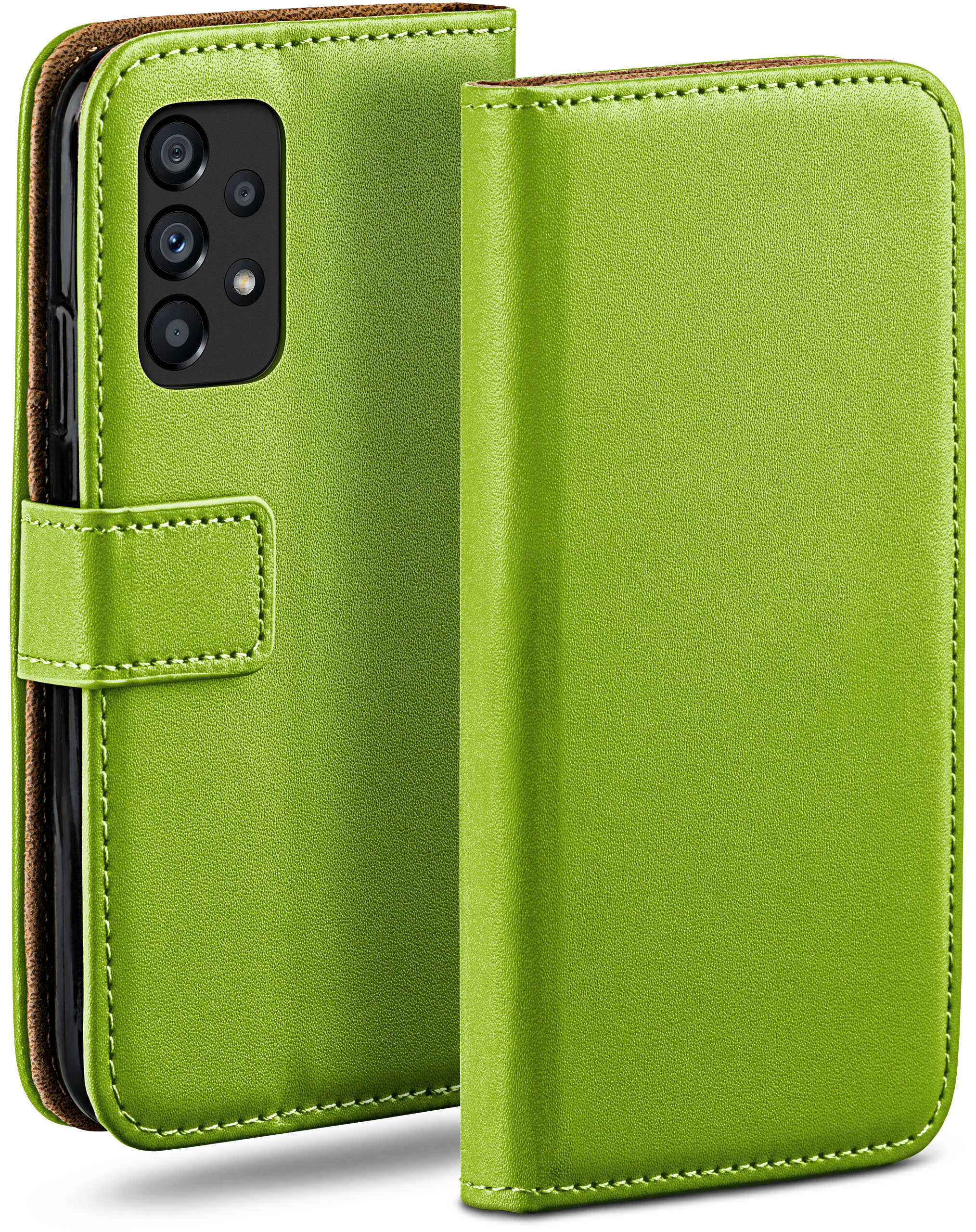 Lime-Green Galaxy A53 Case, Samsung, MOEX Book Bookcover, 5G,