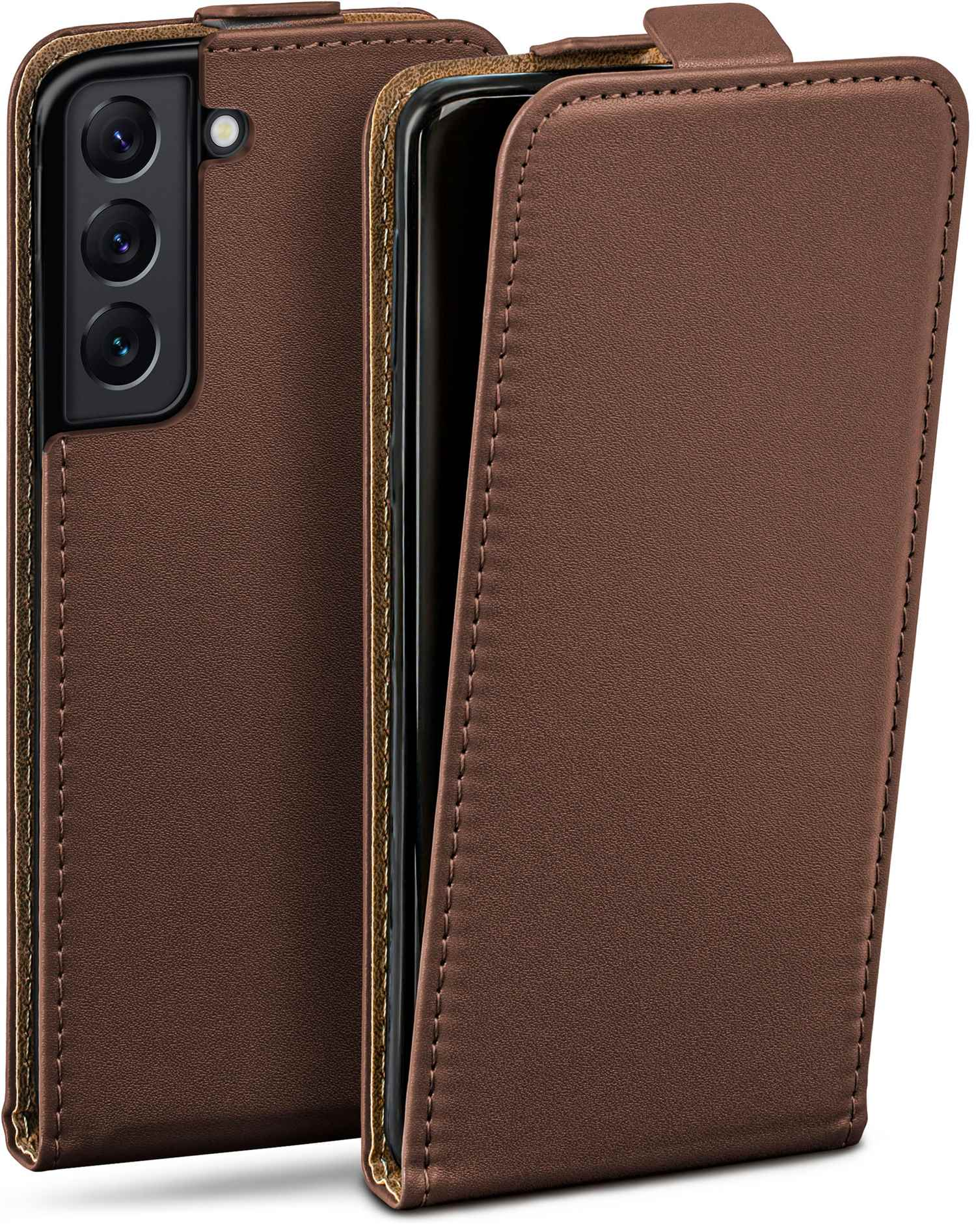 MOEX Flip S22, Case, Oxide-Brown Flip Cover, Galaxy Samsung