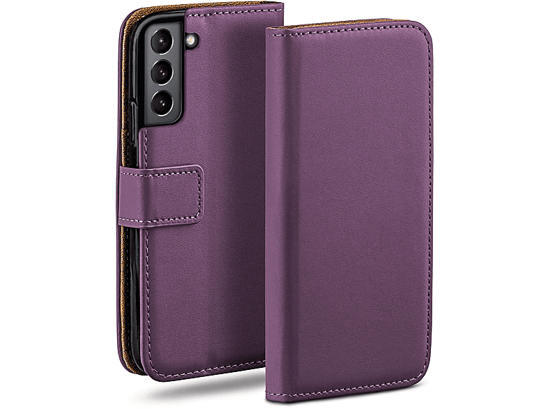 MOEX Book Samsung, Bookcover, 5G, Indigo-Violet Case, S21 FE Galaxy