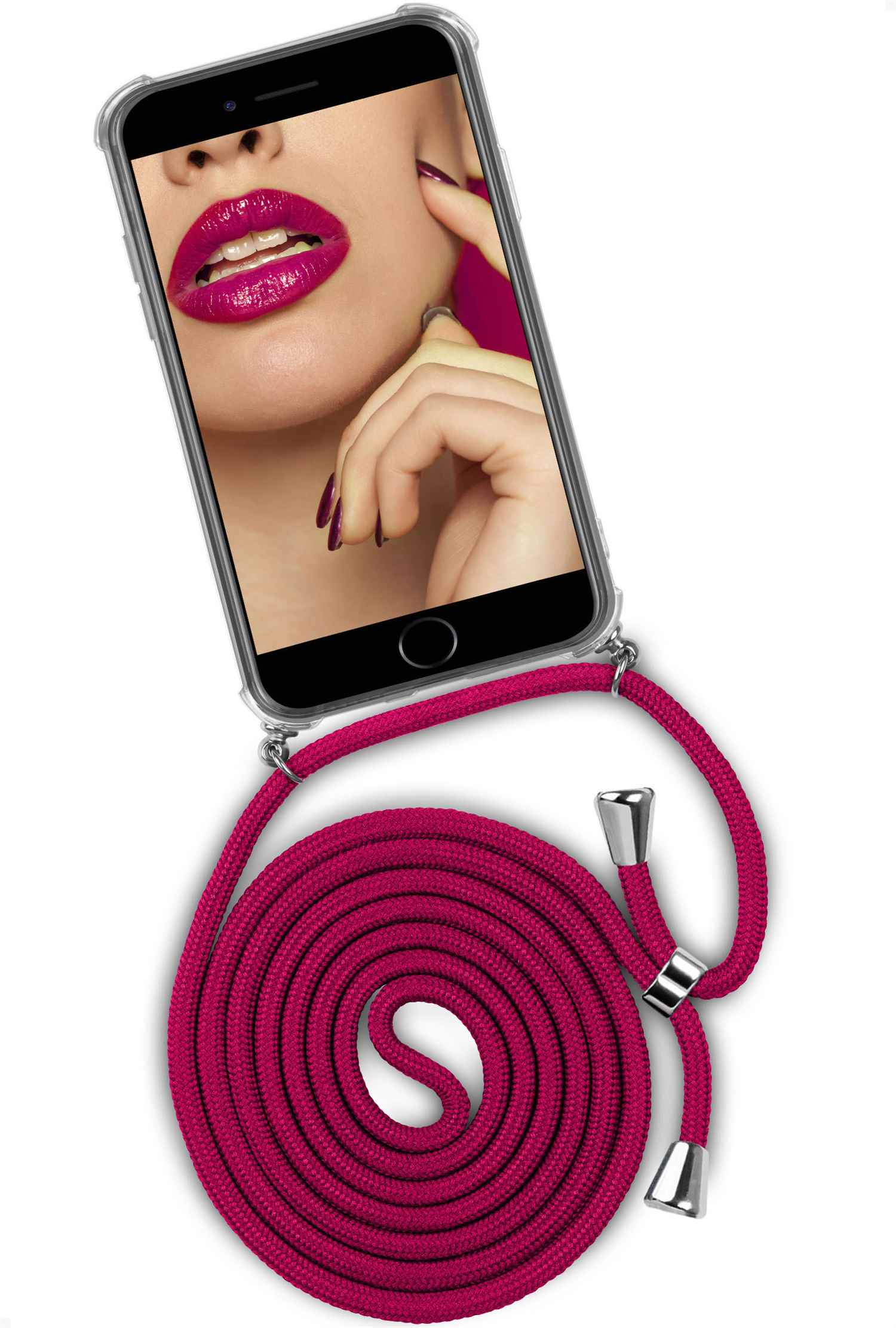 ONEFLOW Twist Kiss 8, Case, iPhone Backcover, Apple, (Silber) Hot