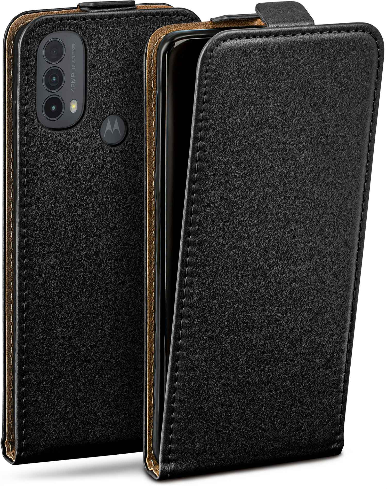 MOEX Flip Case, Flip Cover, Moto Motorola, Deep-Black E30