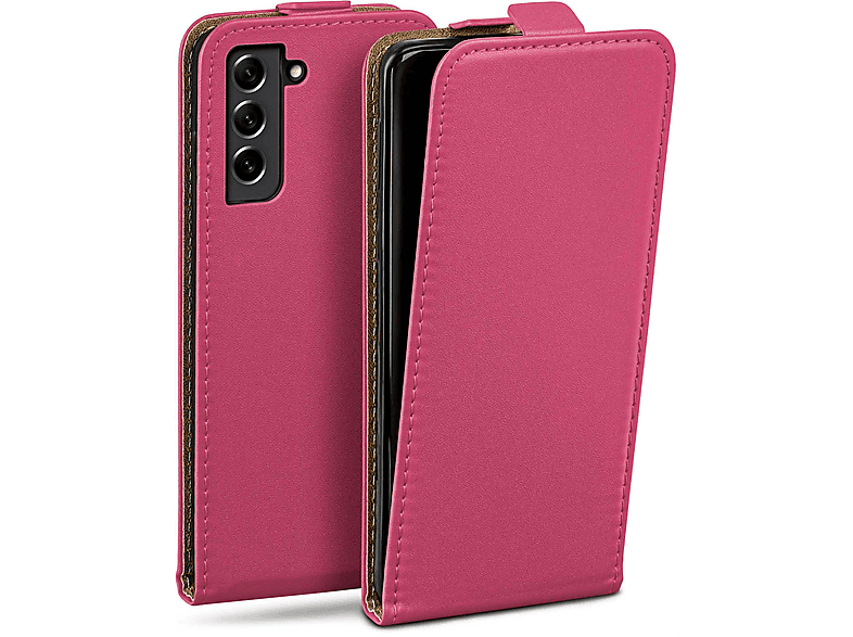 MOEX 5G, Samsung, Flip Cover, FE Galaxy Case, S21 Berry-Fuchsia Flip